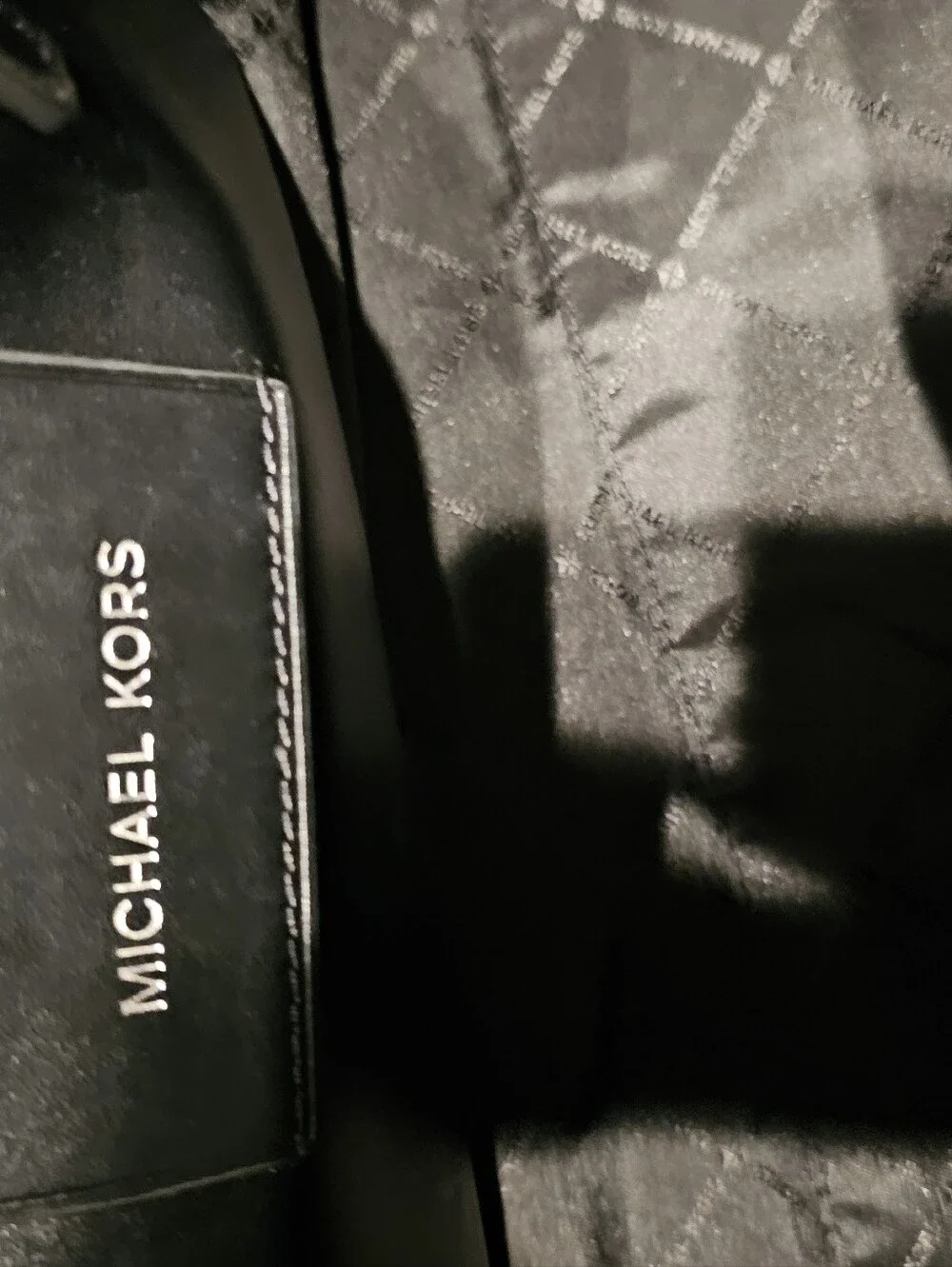 Michael Kors Unisex Navy Blue Leather Tote Bag
